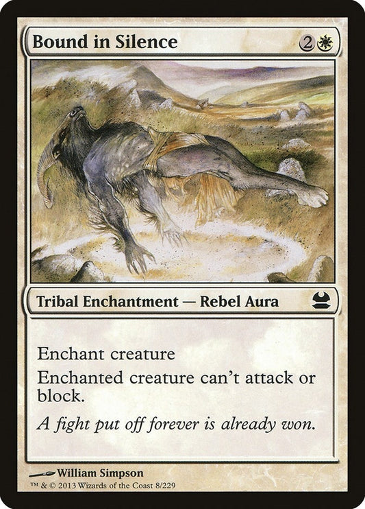 Image for Bound in Silence (8) (Modern Masters) - Magic: The Gathering
