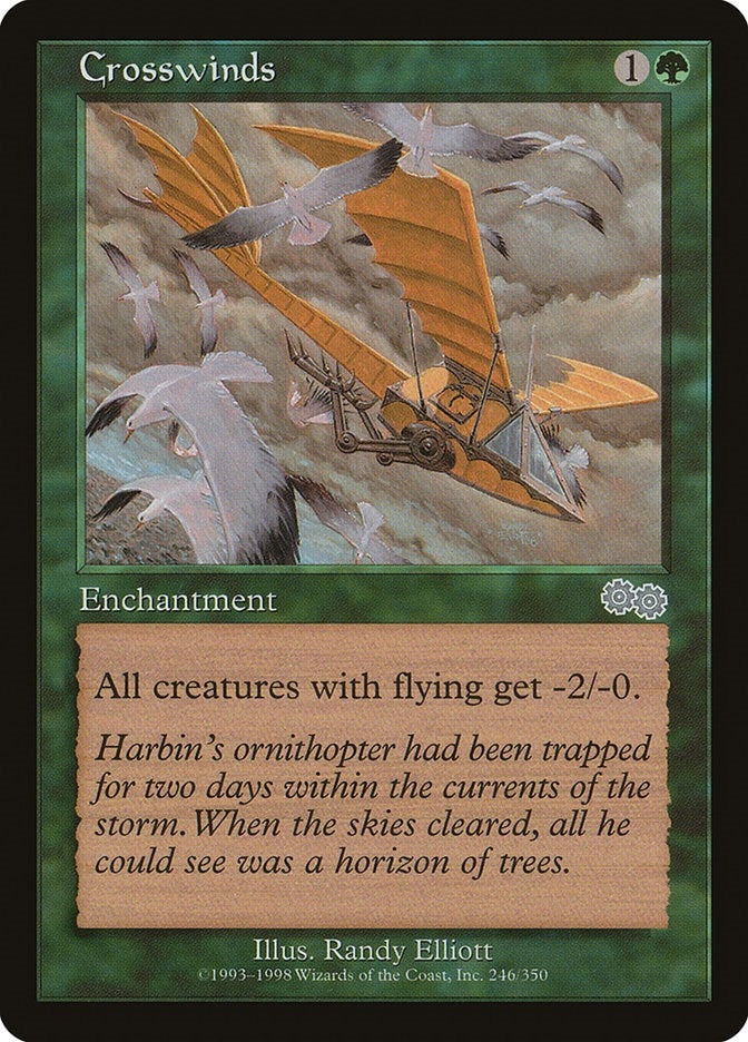 Image for Crosswinds (246) (Urza's Saga) - Magic: The Gathering
