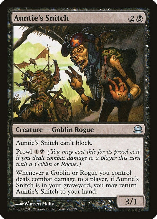 Image for Auntie's Snitch (72) (Modern Masters) - Magic: The Gathering