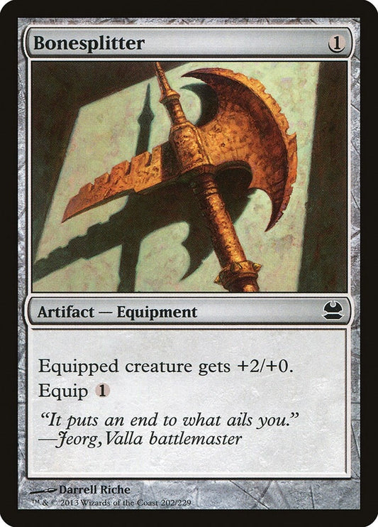 Image for Bonesplitter (202) (Modern Masters) - Magic: The Gathering