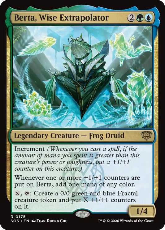 Image for Berta, Wise Extrapolator (175) (Secrets of Strixhaven) - Magic: The Gathering