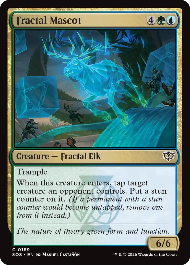 Image for Fractal Mascot (189) (Secrets of Strixhaven) - Magic: The Gathering