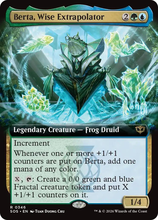 Image for Berta, Wise Extrapolator (Extended Art) (346) (Secrets of Strixhaven) - Magic: The Gathering