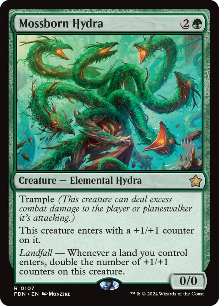 Image for Mossborn Hydra (107) (Lorwyn Eclipsed) - Magic: The Gathering