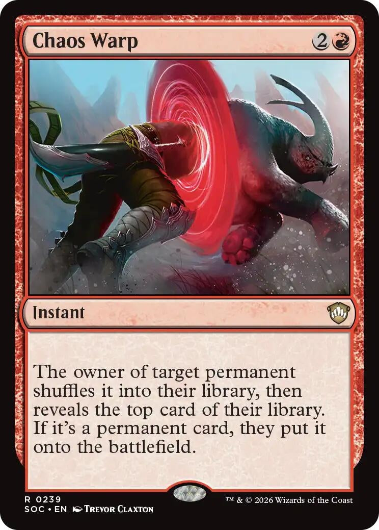 Image for Chaos Warp (239) (Secrets of Strixhaven) - Magic: The Gathering