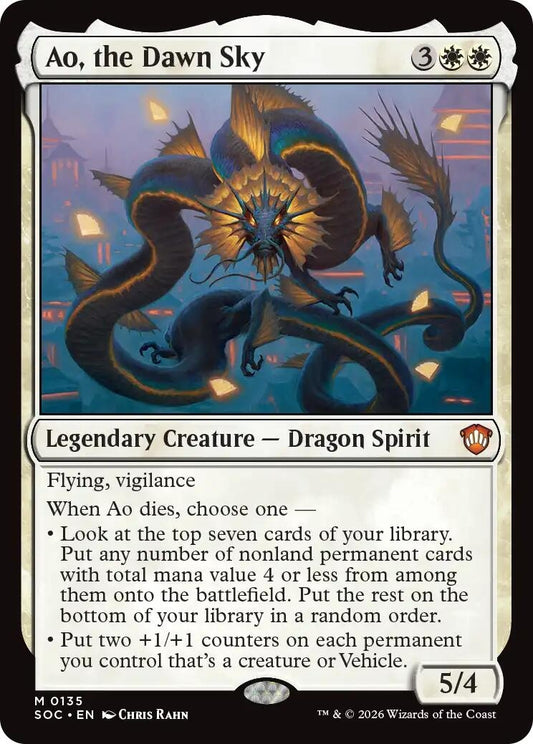 Image for Ao, the Dawn Sky (135) (Secrets of Strixhaven) - Magic: The Gathering