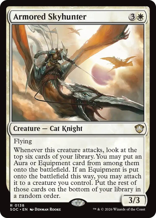 Image for Armored Skyhunter (138) (Secrets of Strixhaven) - Magic: The Gathering