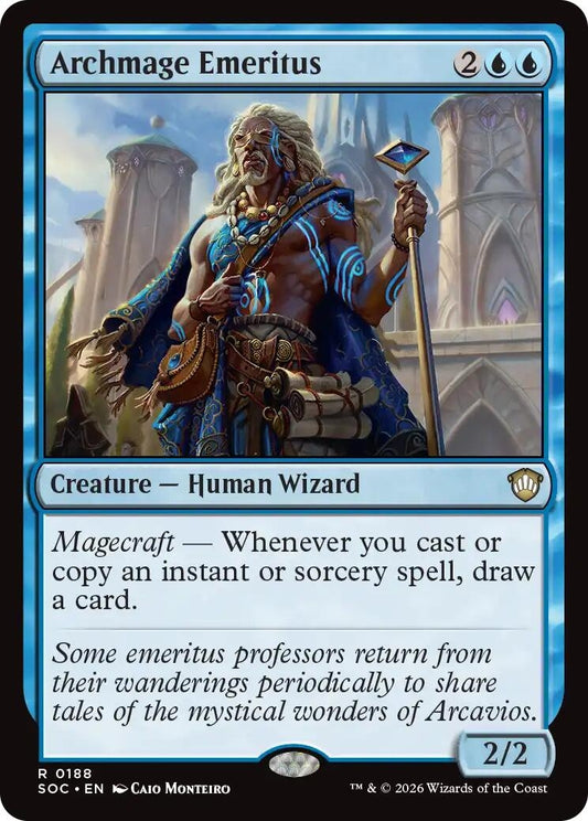 Image for Archmage Emeritus (188) (Secrets of Strixhaven) - Magic: The Gathering