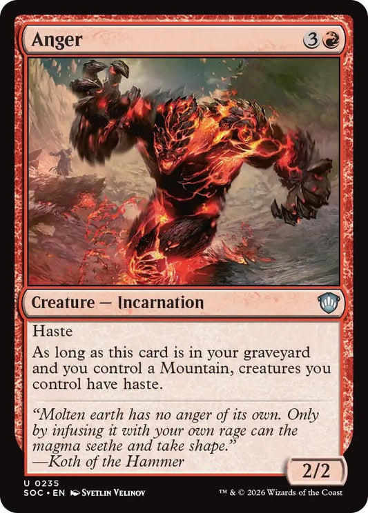 Image for Anger (235) (Secrets of Strixhaven) - Magic: The Gathering