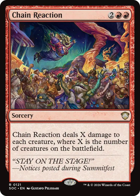 Image for Chain Reaction (121) (Secrets of Strixhaven) - Magic: The Gathering