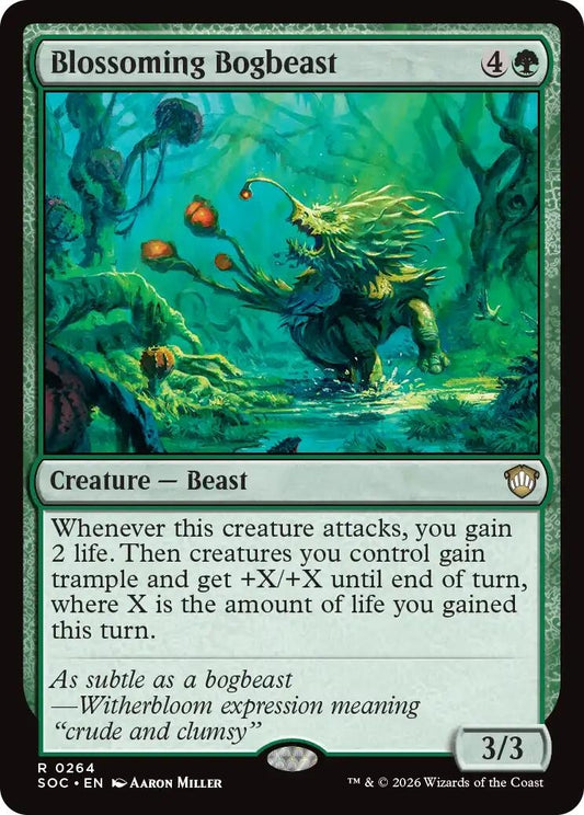 Image for Blossoming Bogbeast (264) (Secrets of Strixhaven) - Magic: The Gathering