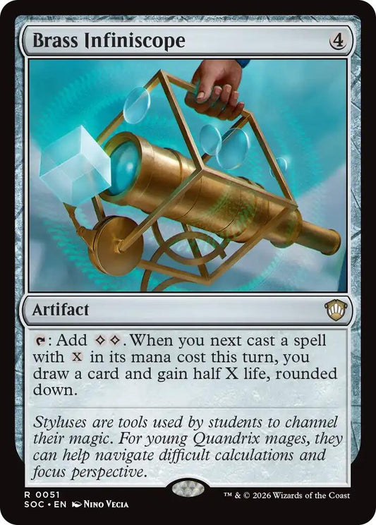 Image for Brass Infiniscope (51) (Secrets of Strixhaven) - Magic: The Gathering