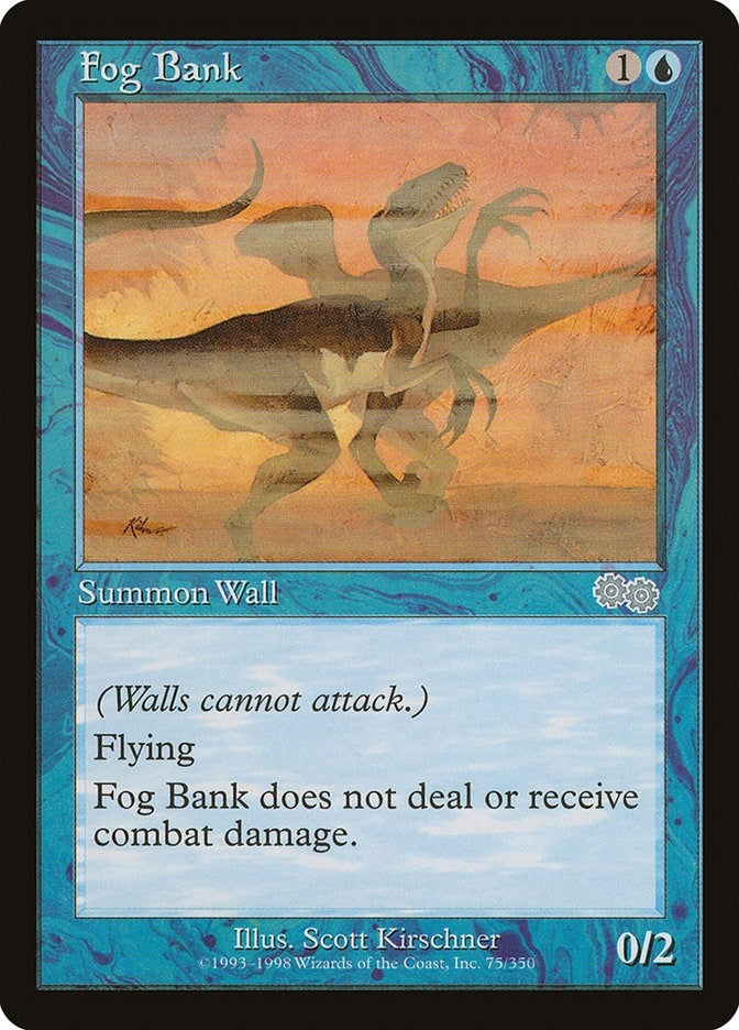Image for Fog Bank (75) (Urza's Saga) - Magic: The Gathering