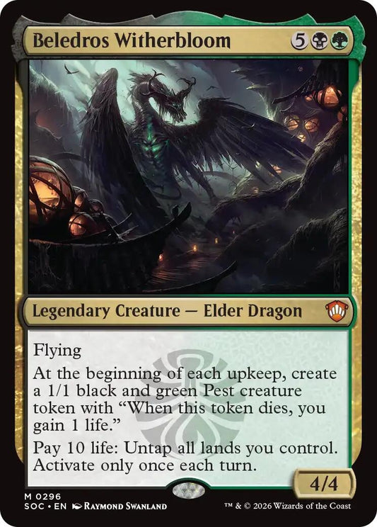 Image for Beledros Witherbloom (296) (Secrets of Strixhaven) - Magic: The Gathering