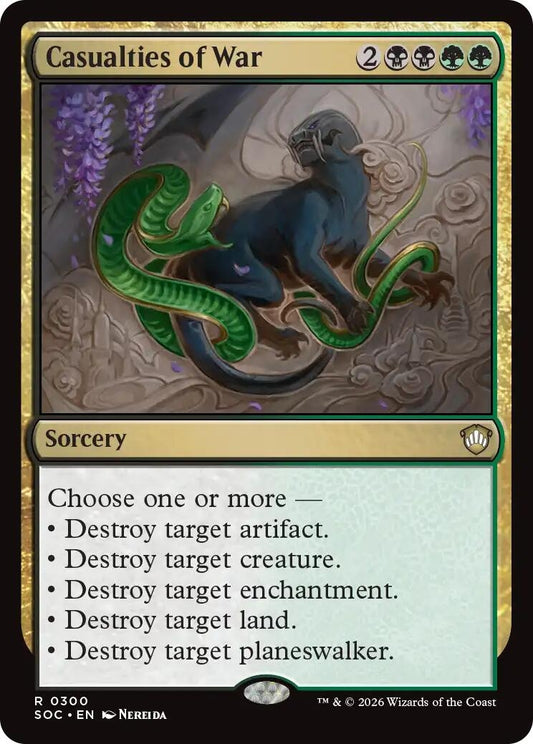 Image for Casualties of War (300) (Secrets of Strixhaven) - Magic: The Gathering