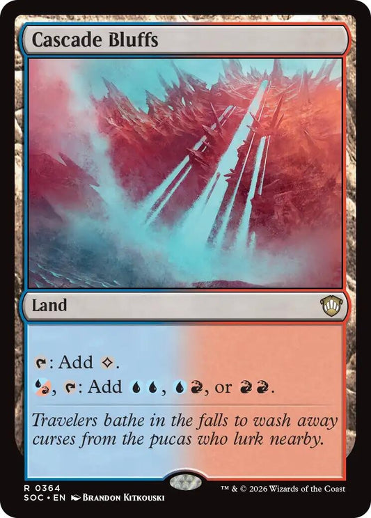 Image for Cascade Bluffs (364) (Secrets of Strixhaven) - Magic: The Gathering