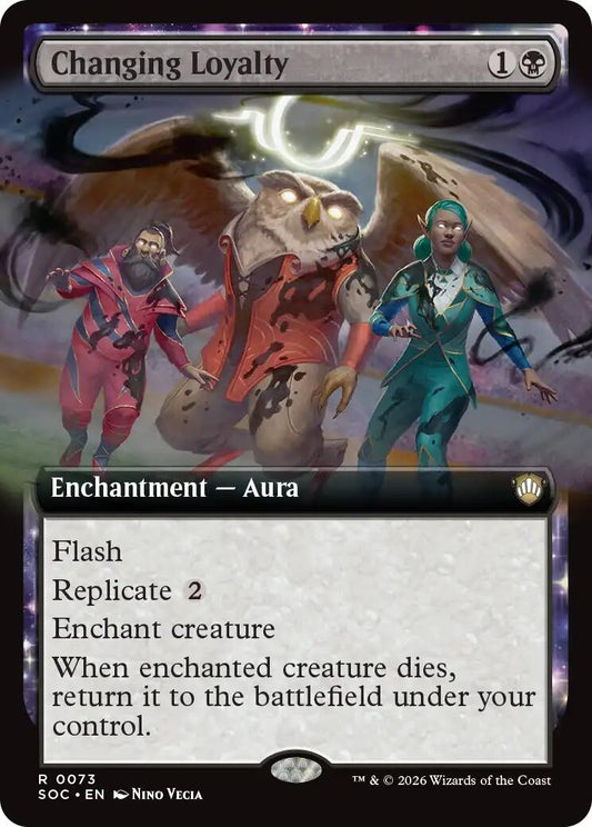 Image for Changing Loyalty (Extended Art) (73) (Secrets of Strixhaven) - Magic: The Gathering