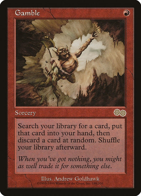 Image for Gamble (188) (Urza's Saga) - Magic: The Gathering