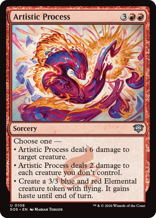 Image for Artistic Process (108) (Secrets of Strixhaven) - Magic: The Gathering