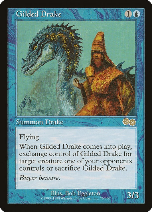 Image for Gilded Drake (76) (Urza's Saga) - Magic: The Gathering