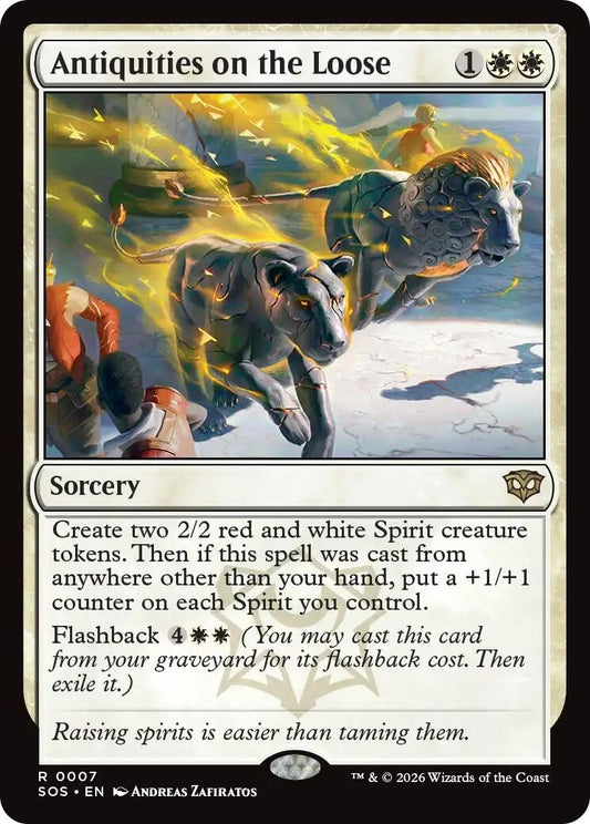 Image for Antiquities on the Loose (7) (Secrets of Strixhaven) - Magic: The Gathering
