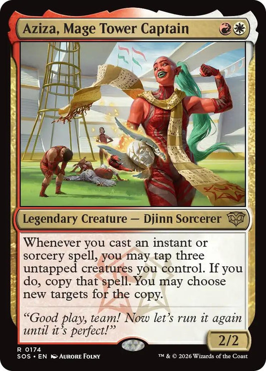 Image for Aziza, Mage Tower Captain (174) (Secrets of Strixhaven) - Magic: The Gathering