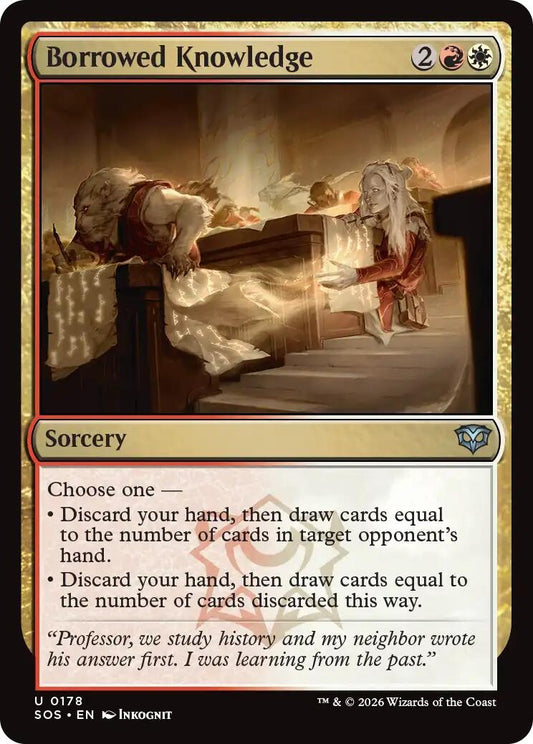 Image for Borrowed Knowledge (178) (Secrets of Strixhaven) - Magic: The Gathering