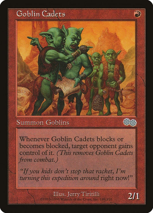Image for Goblin Cadets (189) (Urza's Saga) - Magic: The Gathering