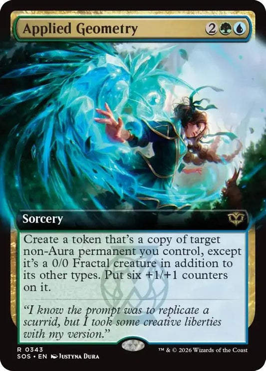 Image for Applied Geometry (Extended Art) (343) (Secrets of Strixhaven) - Magic: The Gathering