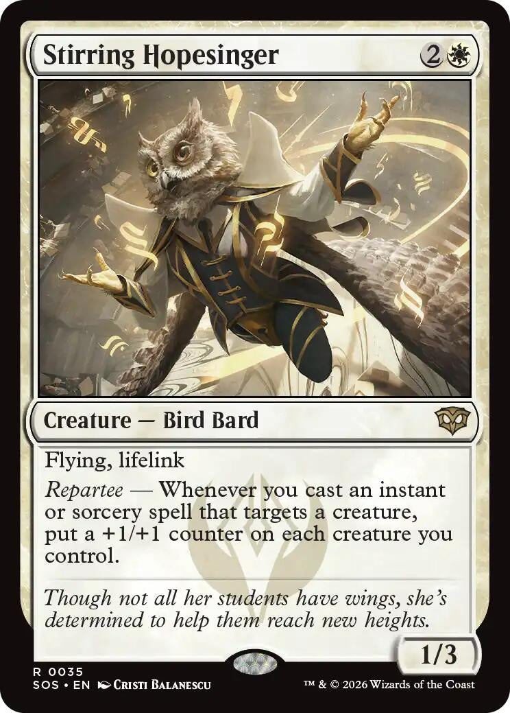 Image for Stirring Hopesinger (35) (Secrets of Strixhaven) - Magic: The Gathering