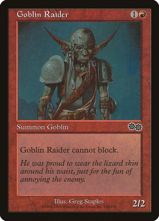 Image for Goblin Raider (194) (Urza's Saga) - Magic: The Gathering