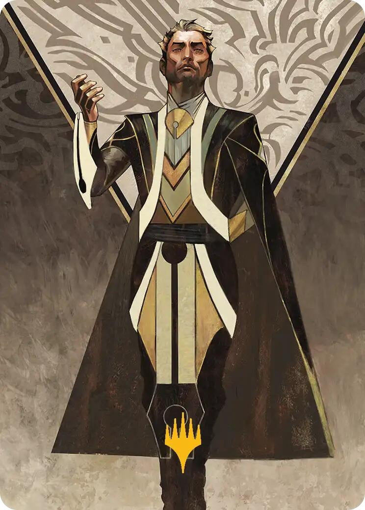 Image for Ral Zarek, Guest Lecturer Art Card (Gold-Stamped Planeswalker Symbol) (27) (Secrets of Strixhaven) - Magic: The Gathering