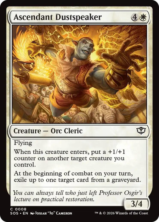 Image for Ascendant Dustspeaker (8) (Secrets of Strixhaven) - Magic: The Gathering