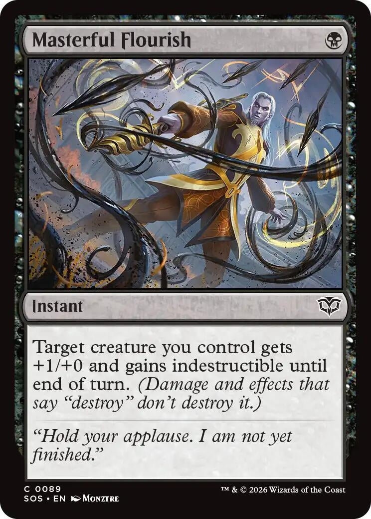 Image for Masterful Flourish (89) (Secrets of Strixhaven) - Magic: The Gathering
