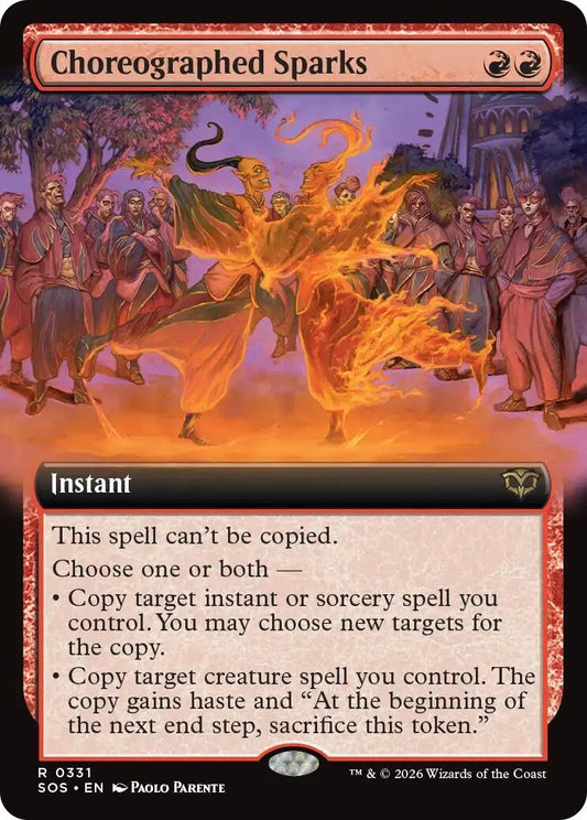 Image for Choreographed Sparks (Extended Art) (331) (Secrets of Strixhaven) - Magic: The Gathering