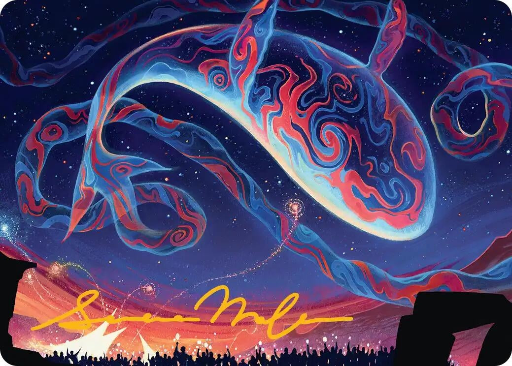 Image for Spectacular Skywhale Art Card (Gold-Stamped Signature) (24) (Secrets of Strixhaven) - Magic: The Gathering