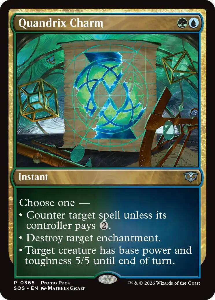 Image for Quandrix Charm (365) (Secrets of Strixhaven) - Magic: The Gathering