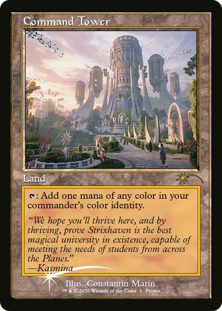 Image for Command Tower (Strixhaven: Omens of Chaos) (2026-01) (Media Promos) - Magic: The Gathering