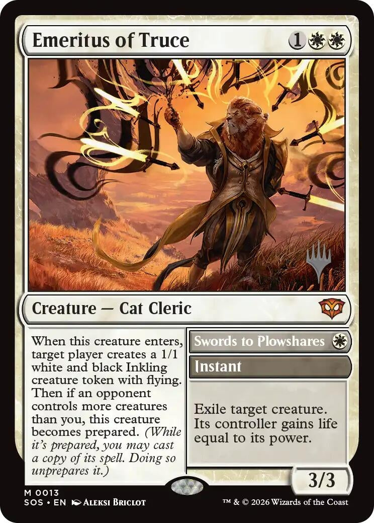 Image for Emeritus of Truce (13) (Secrets of Strixhaven) - Magic: The Gathering