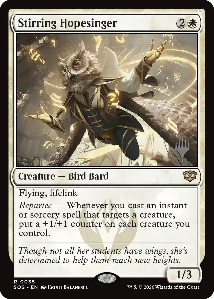 Image for Stirring Hopesinger (35) (Secrets of Strixhaven) - Magic: The Gathering