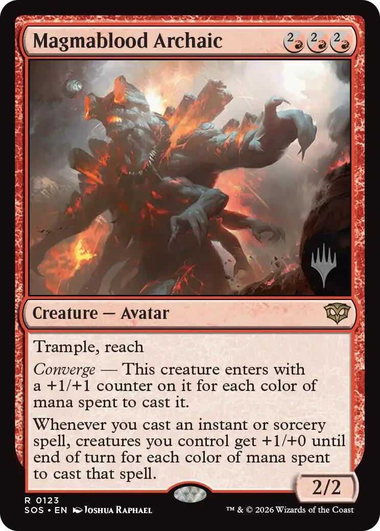 Image for Magmablood Archaic (123) (Secrets of Strixhaven) - Magic: The Gathering
