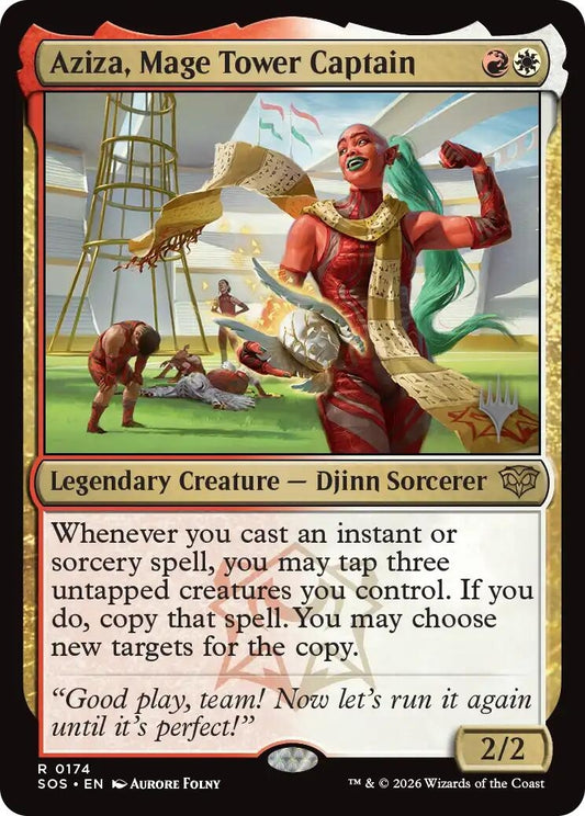 Image for Aziza, Mage Tower Captain (174) (Secrets of Strixhaven) - Magic: The Gathering