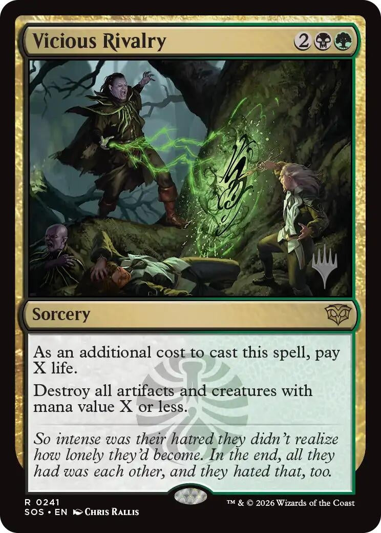 Image for Vicious Rivalry (241) (Secrets of Strixhaven) - Magic: The Gathering