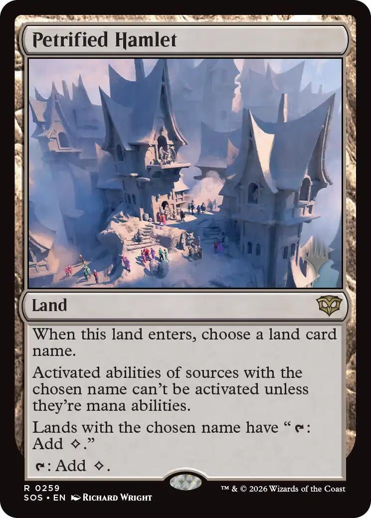 Image for Petrified Hamlet (259) (Secrets of Strixhaven) - Magic: The Gathering