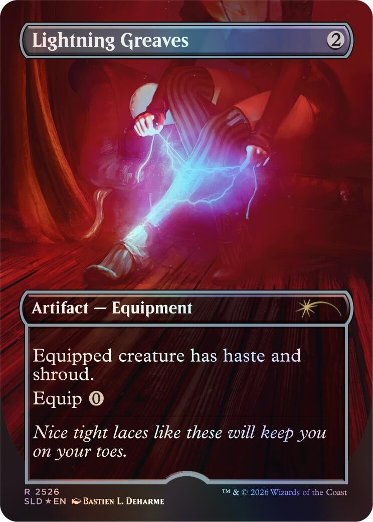 Image for Lightning Greaves (2526) (2526) (Secret Lair Drop Series) - Magic: The Gathering