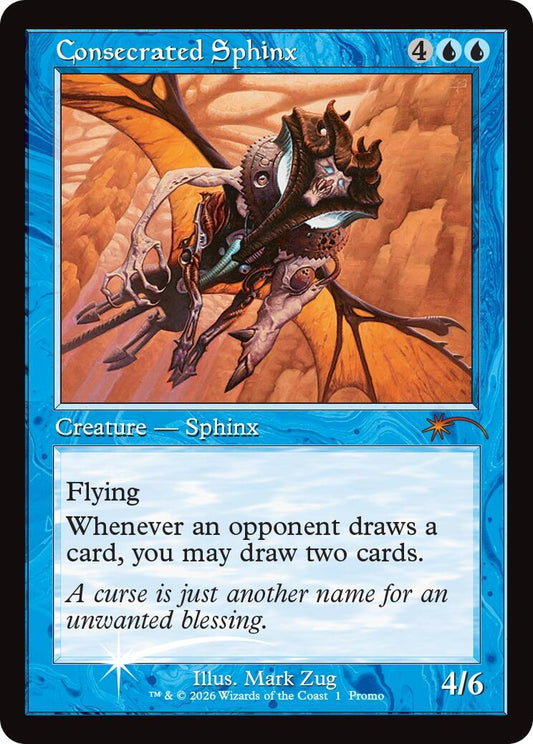 Image for Consecrated Sphinx (Retro Frame) (1) (MagicFest Cards) - Magic: The Gathering