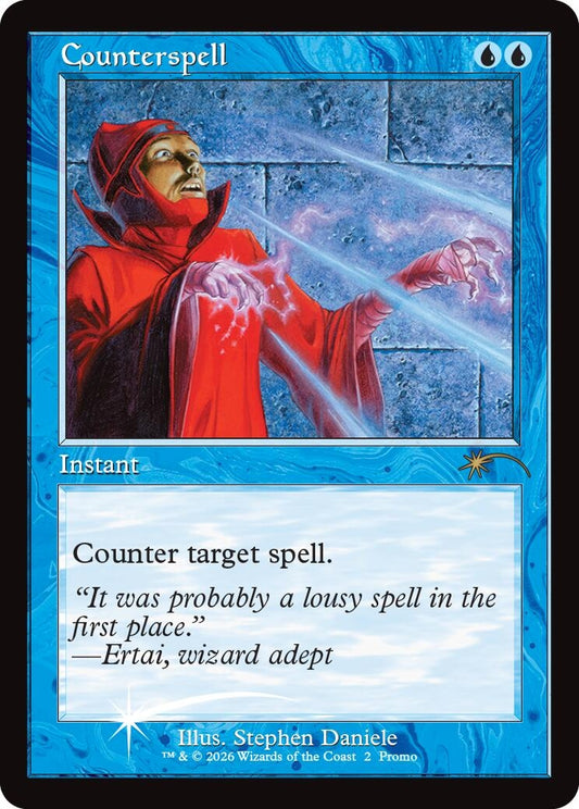 Image for Counterspell (Retro Frame) (2) (MagicFest Cards) - Magic: The Gathering