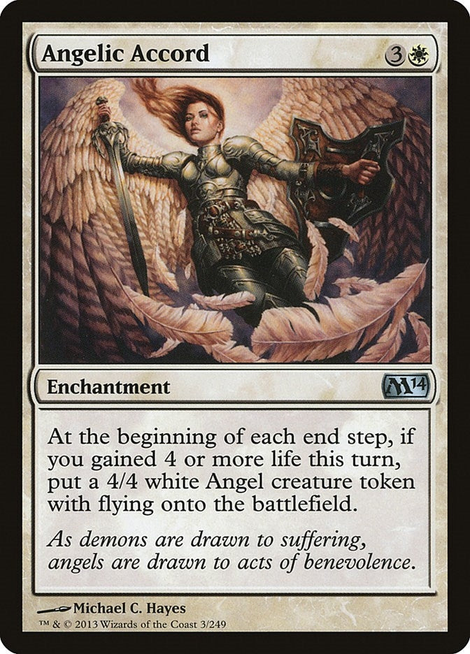Image for Angelic Accord (3) (Magic 2014 (M14)) - Magic: The Gathering