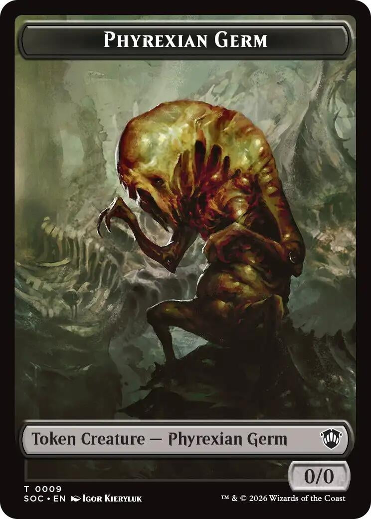 Image for Phyrexian Germ // Thopter Double-Sided Token (9 // 28) (Secrets of Strixhaven) - Magic: The Gathering