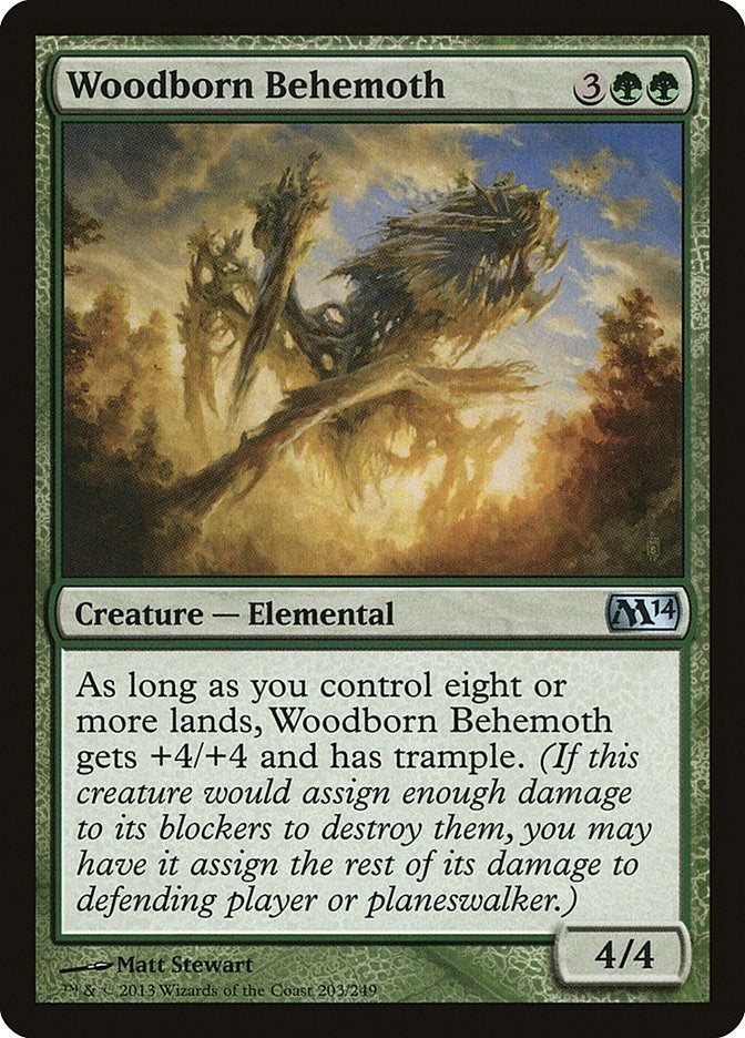 Image for Woodborn Behemoth (203) (Magic 2014 (M14)) - Magic: The Gathering